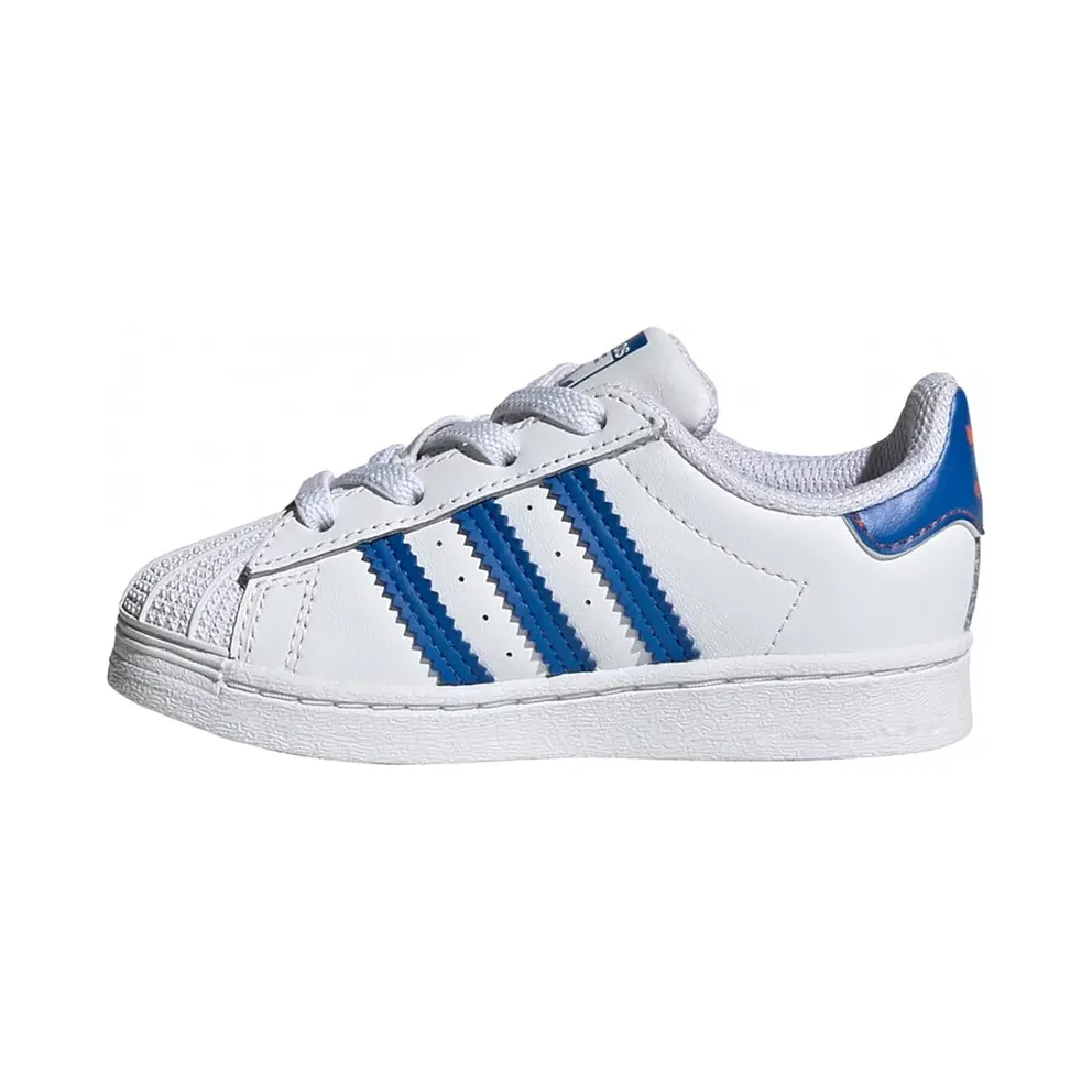adidas SUPERSTAR EL I Cloud White / Blue / Gold Metallic (FZ0653)