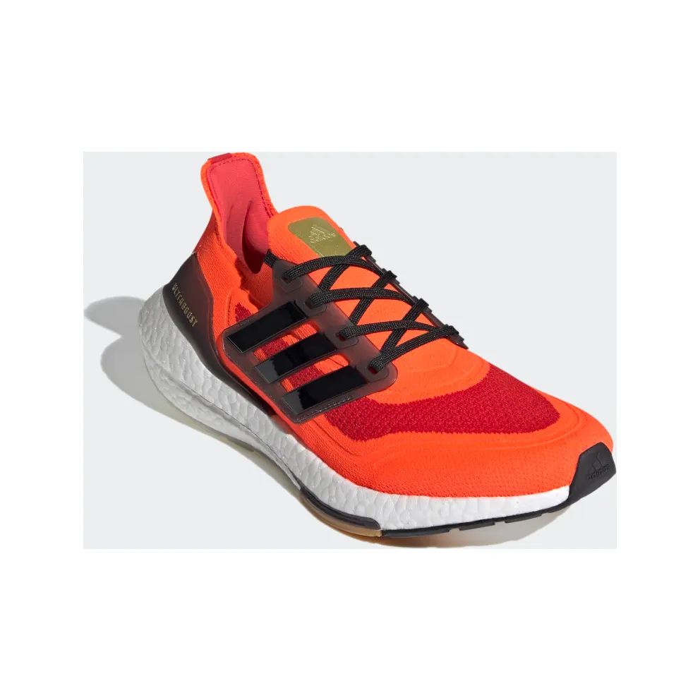 adidas Ultraboost 21 Solar Red / Core Black / Gold Metallic (FZ1924)