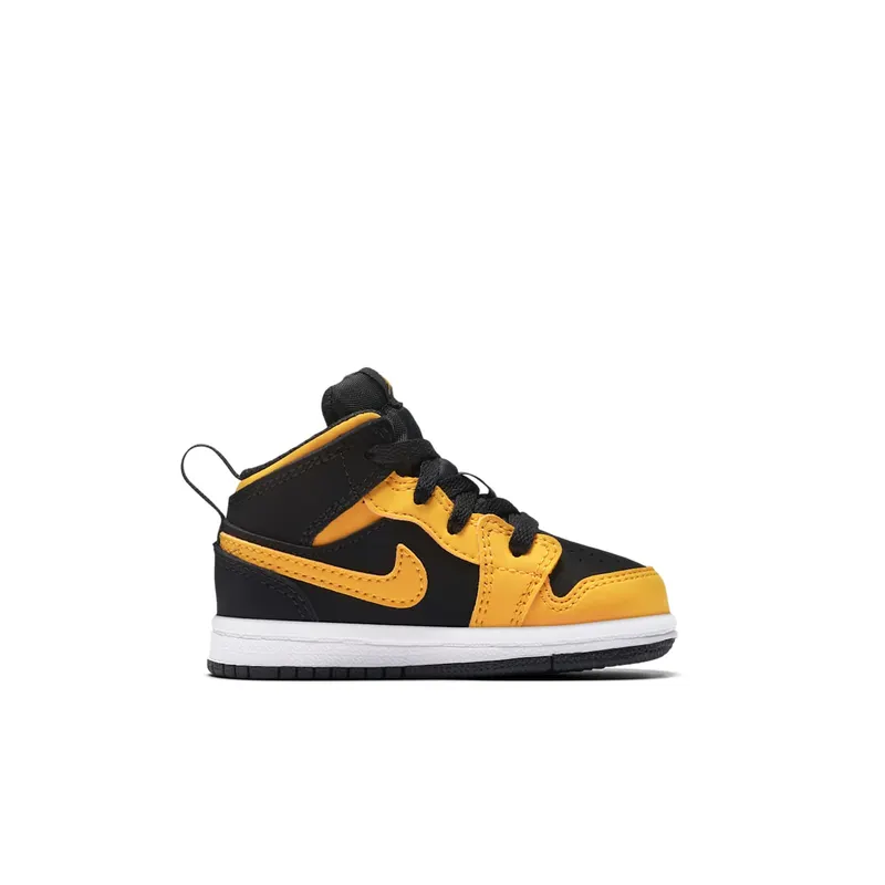 Jordan 1 Mid Reverse New Love (TD) Black/University Gold-White (640735-071)
