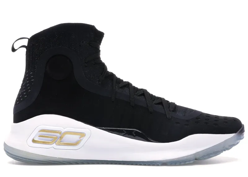 Under Armour Curry 4 More Dimes Black/White-Metallic Gold (1298306-001)