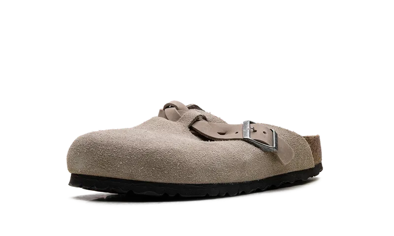 Birkenstock Boston Braid Sandal (Narrow) “Taupe” (1026694)