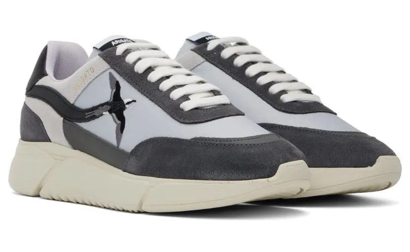 Axel Arigato Gray Genesis Stripe Bee Bird Sneakers (35074) (4)