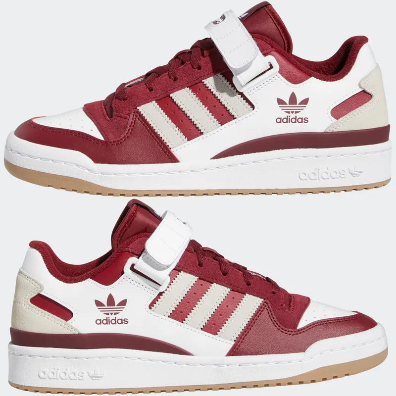 Adidas Forum Low Collegiate Burgundy / Grey One / Cloud White (GX7068)