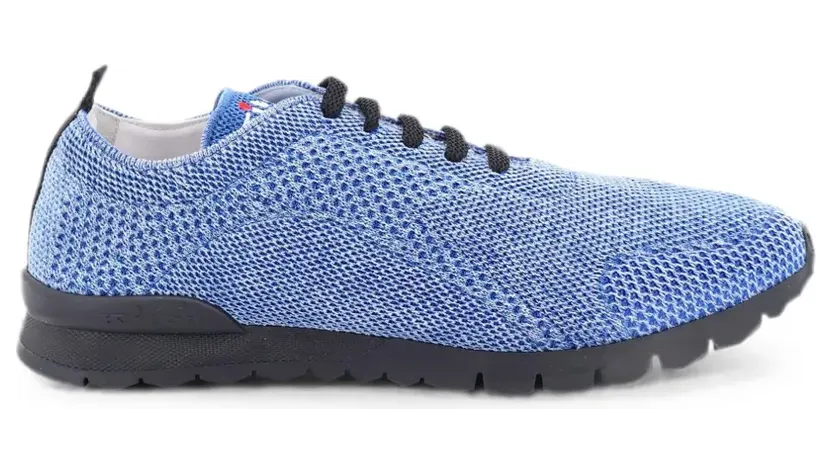 Kiton Sneakers in Strickoptik – Blau (USSFITBN0115104)