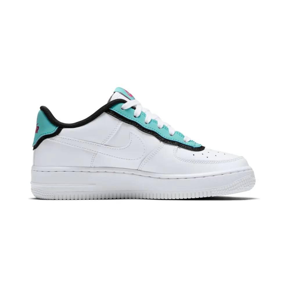 Nike Air Force 1 LV8 1 DBL GS “Double Layer – Aqua Black” (BV1084-100)