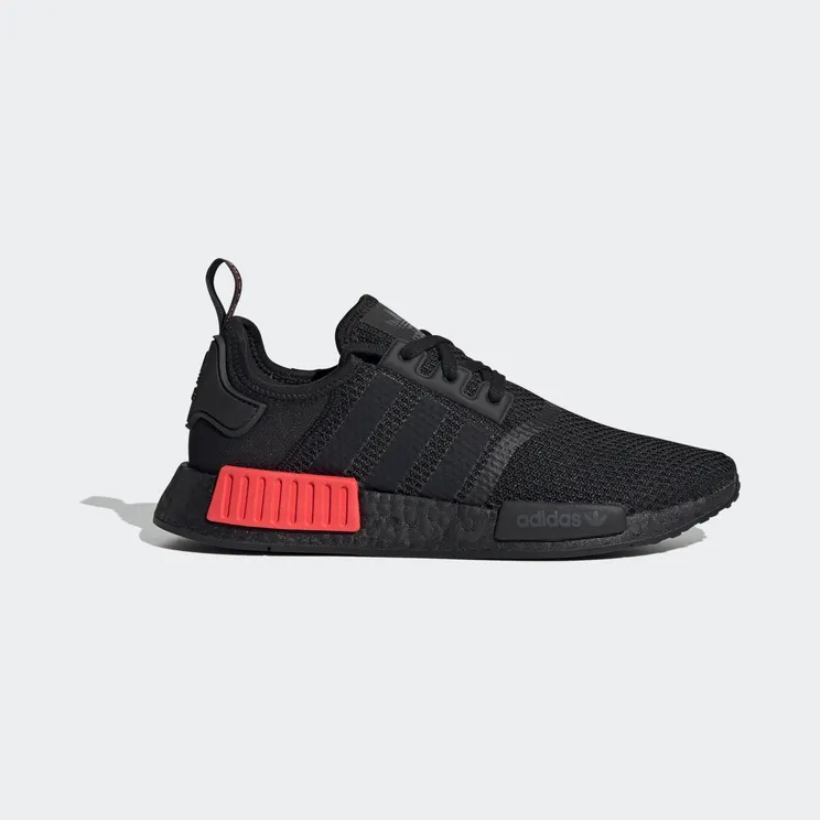 Adidas NMD_R1 ‘Solar Red’ Core Black/Core Black/Solar Red (FV8162)
