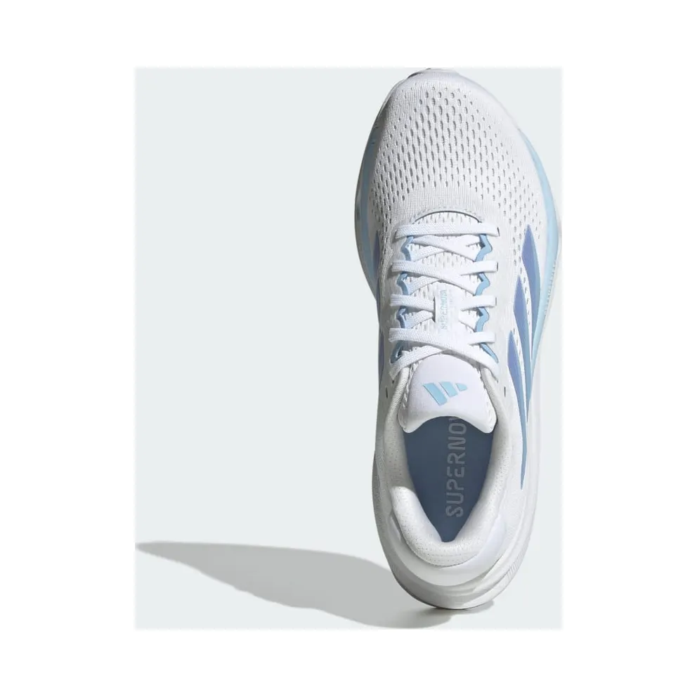 Adidas Supernova Stride 2.0 Running Shoes Cloud White / Glow Blue / Grey One (JR2955)