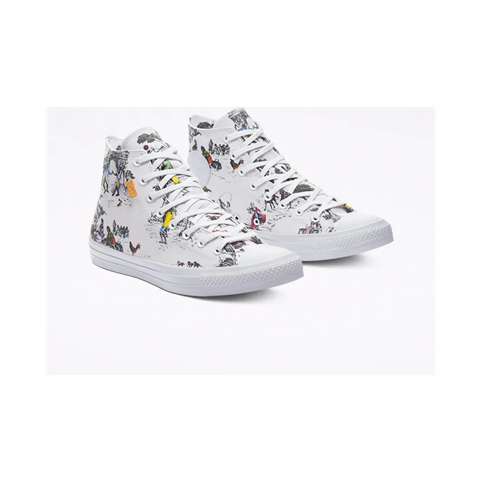 Converse Chuck Taylor All-Star Hi Union White White/Multi-White (169115C)