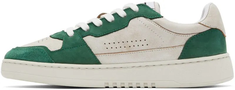 Axel Arigato Off-White & Green Dice Lo Sneakers (41005)