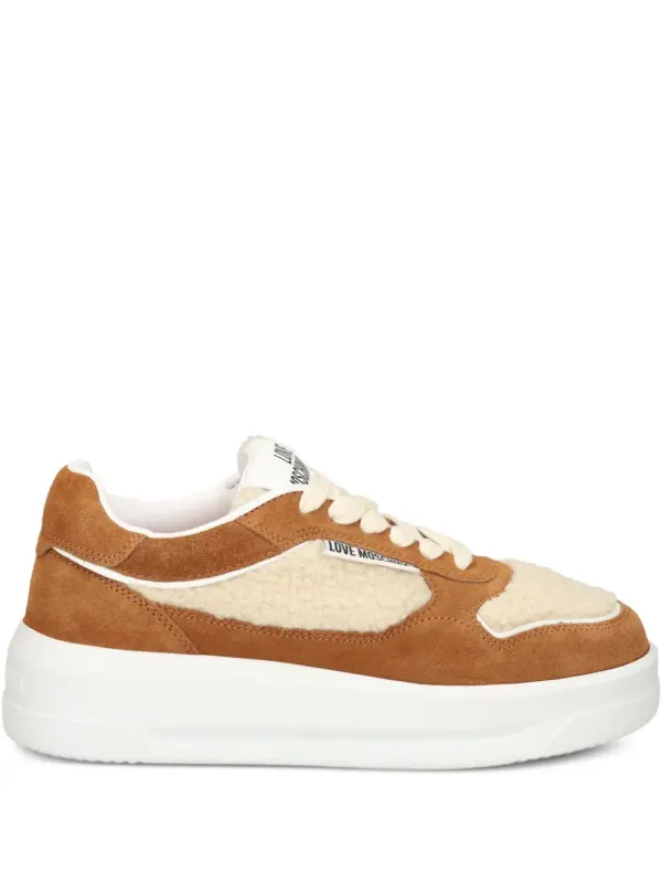 Love Moschino Sneakers mit Schnürung – Braun (JA15295H0N)
