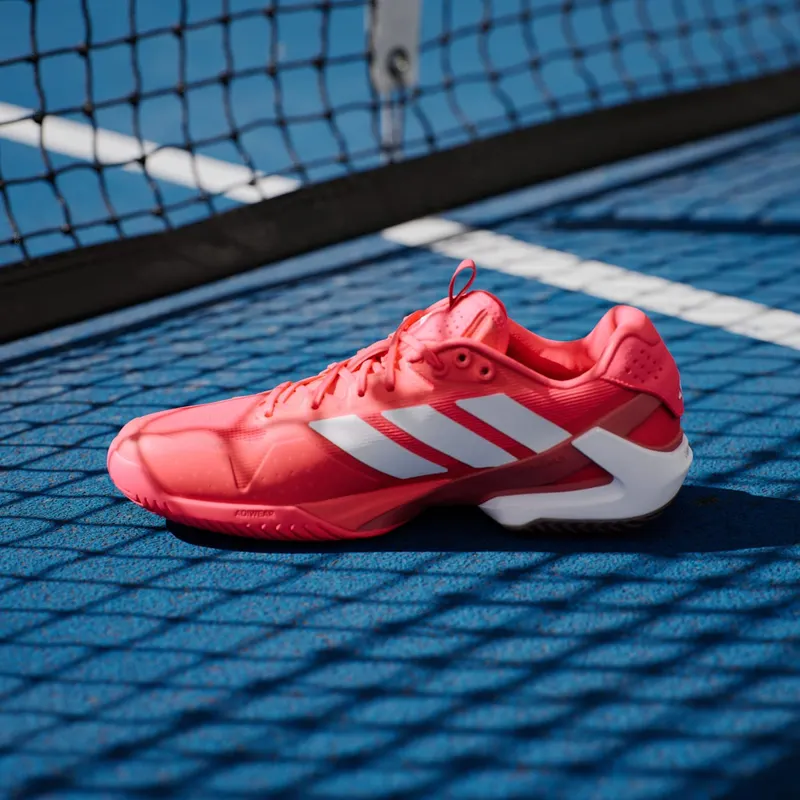Adidas Adizero Ubersonic 5 Tennis Shoes Lucid Red / Zero Metalic / Aurora Ruby (IH2555)