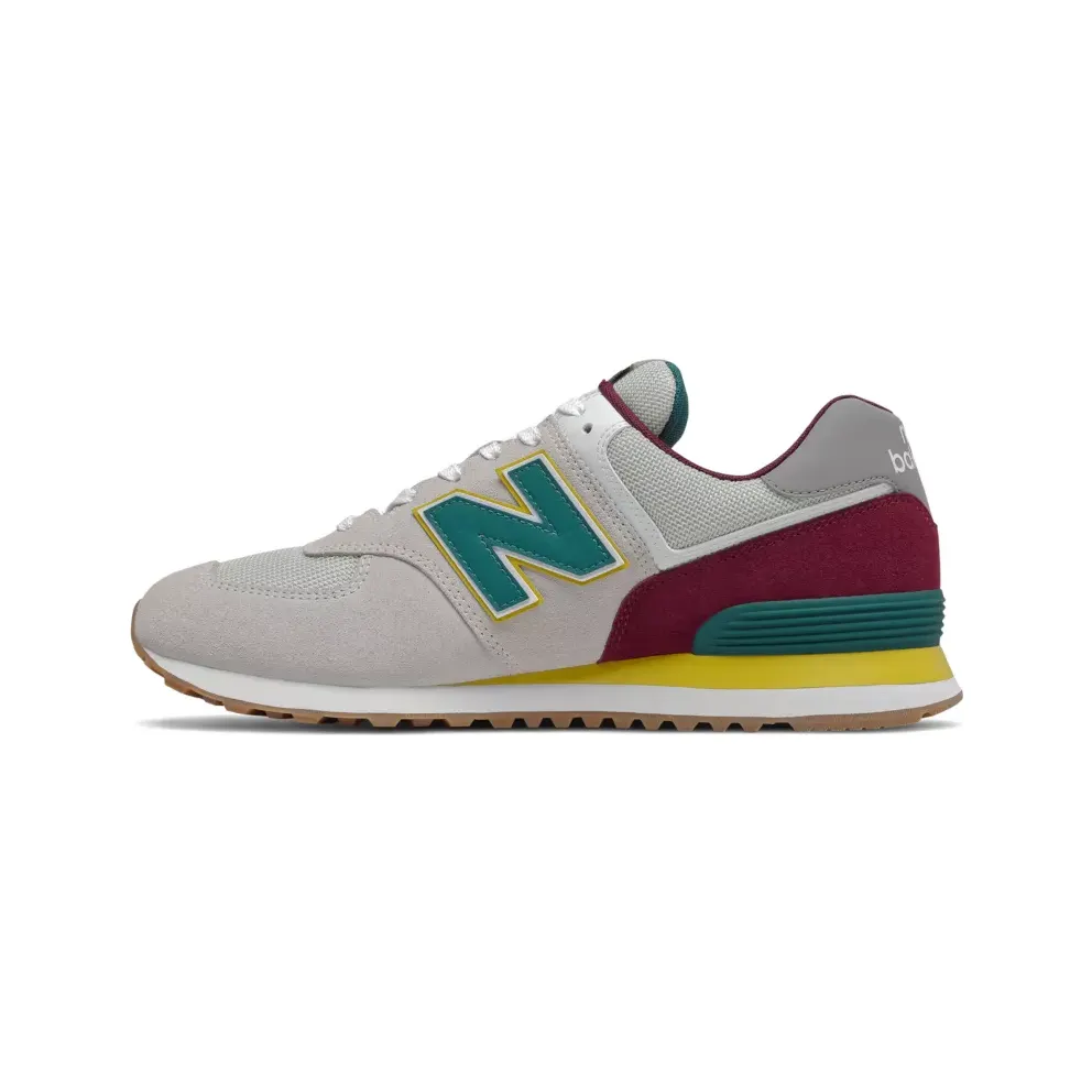 New Balance ML574 PR2 Grey / Burgundy (ML574PR2)