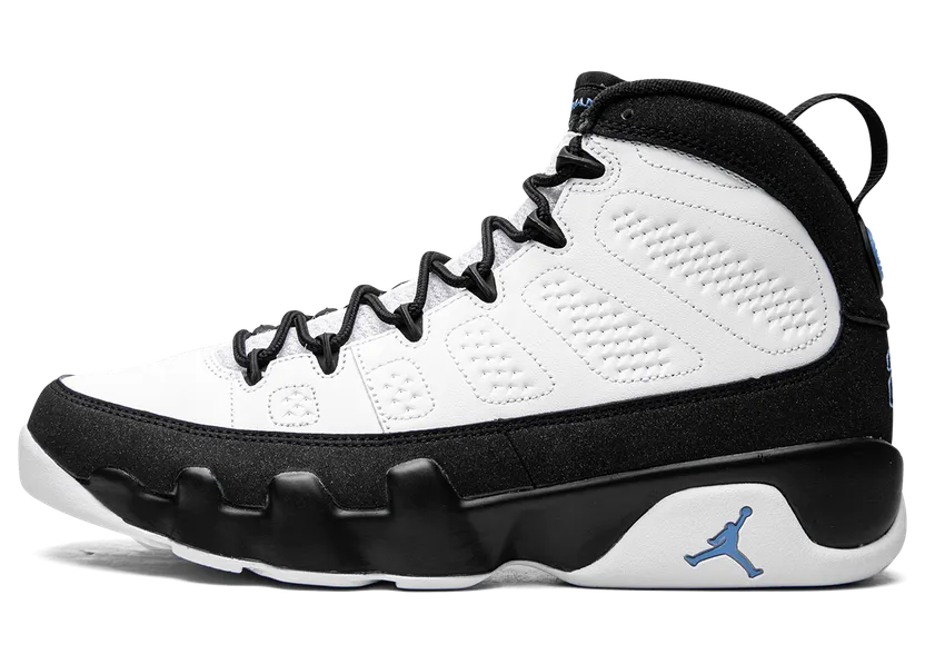 Air Jordan 9 Retro ‘University Blue’ White/Black/University Blue (CT8019-140)