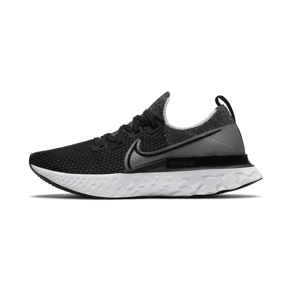Nike React Infinity Run Flyknit Black White Black/White/White (CD4371-012)