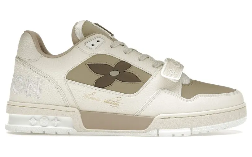 Louis Vuitton LV Trainer Monogram Flower Beige (1ACW44)