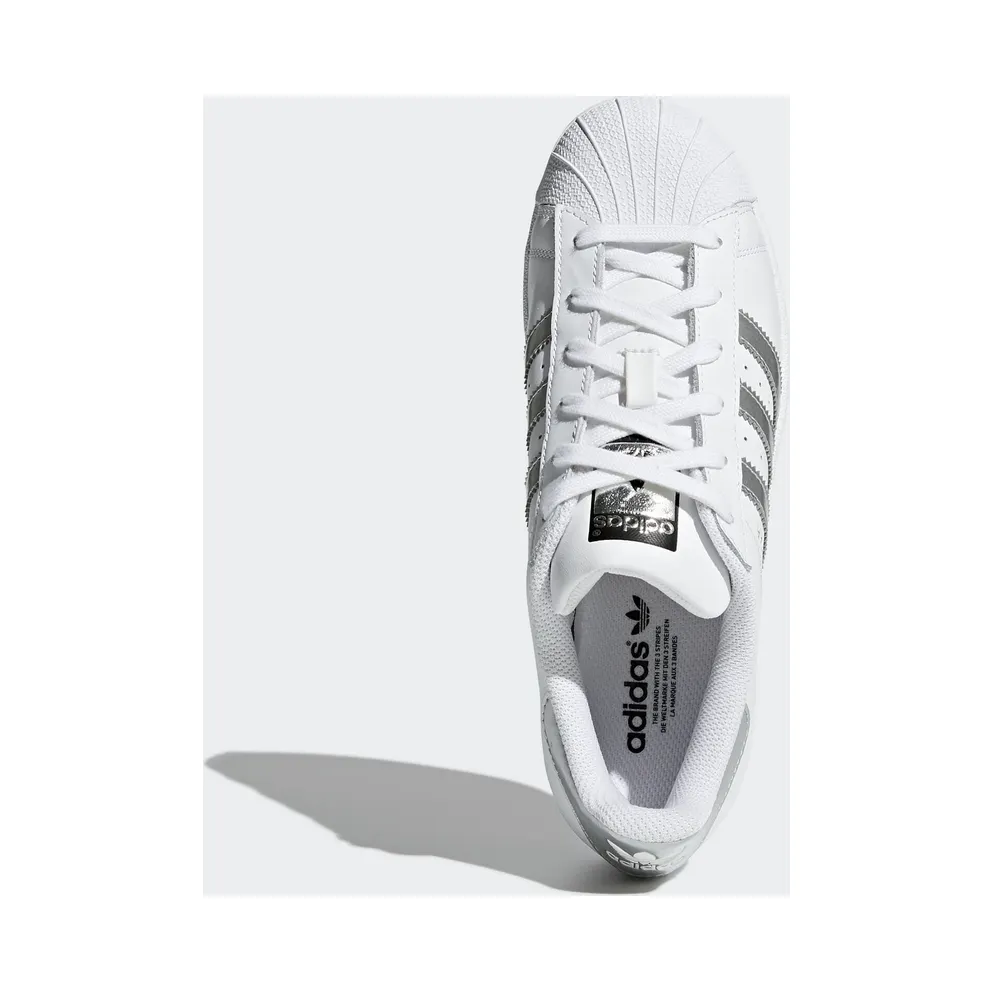 adidas Superstar White Silver Metallic Cloud White/Silver Metallic/Core Black (AQ3091)