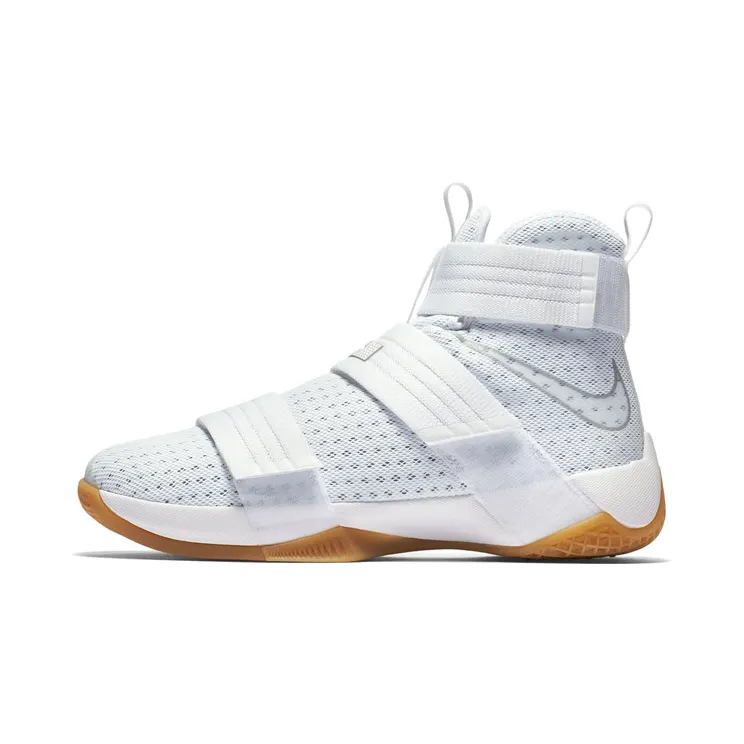 Nike LeBron Zoom Soldier 10 Strive For Greatness “White / Metallic Silver” (844378-101)