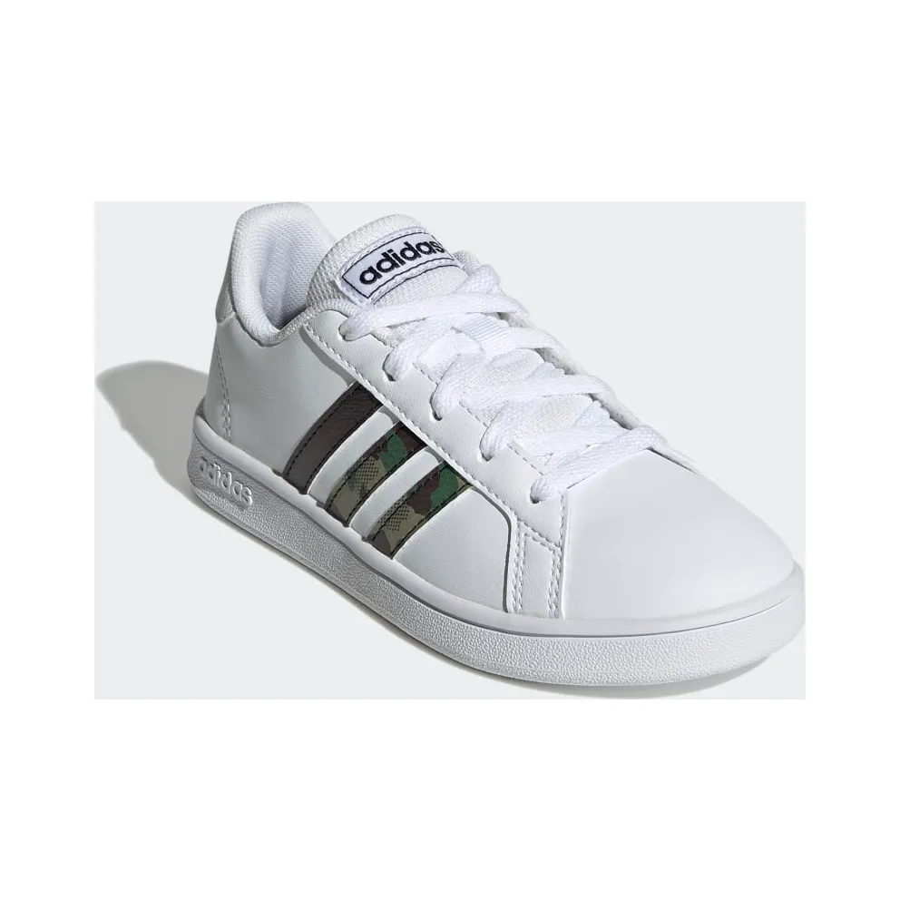 Adidas Grand Court Camouflage Cloud White / Core Black / Carbon (GZ1084)