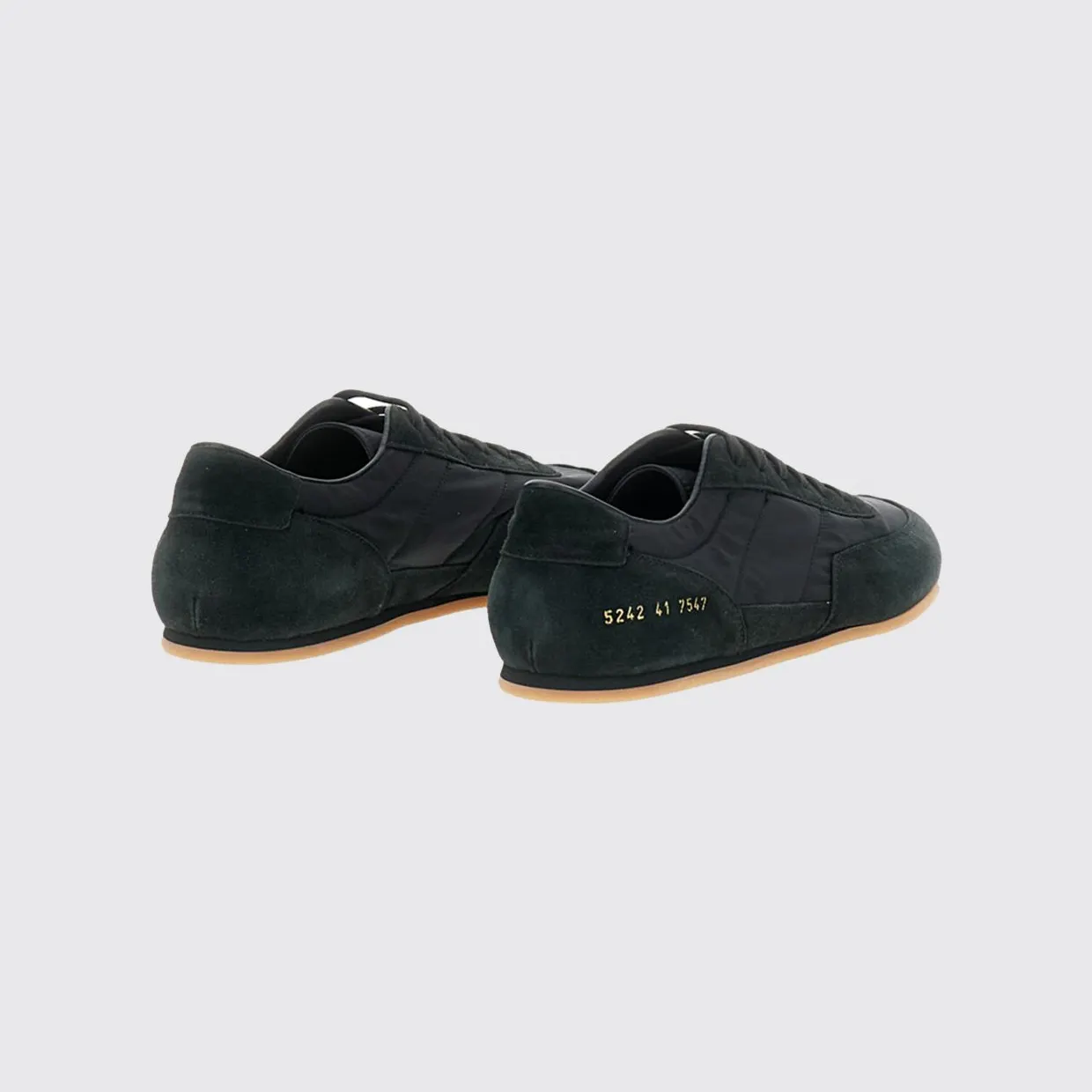 Common projects Minimal Runner Suede and Nylon Sneakers Black (52427547) (2)
