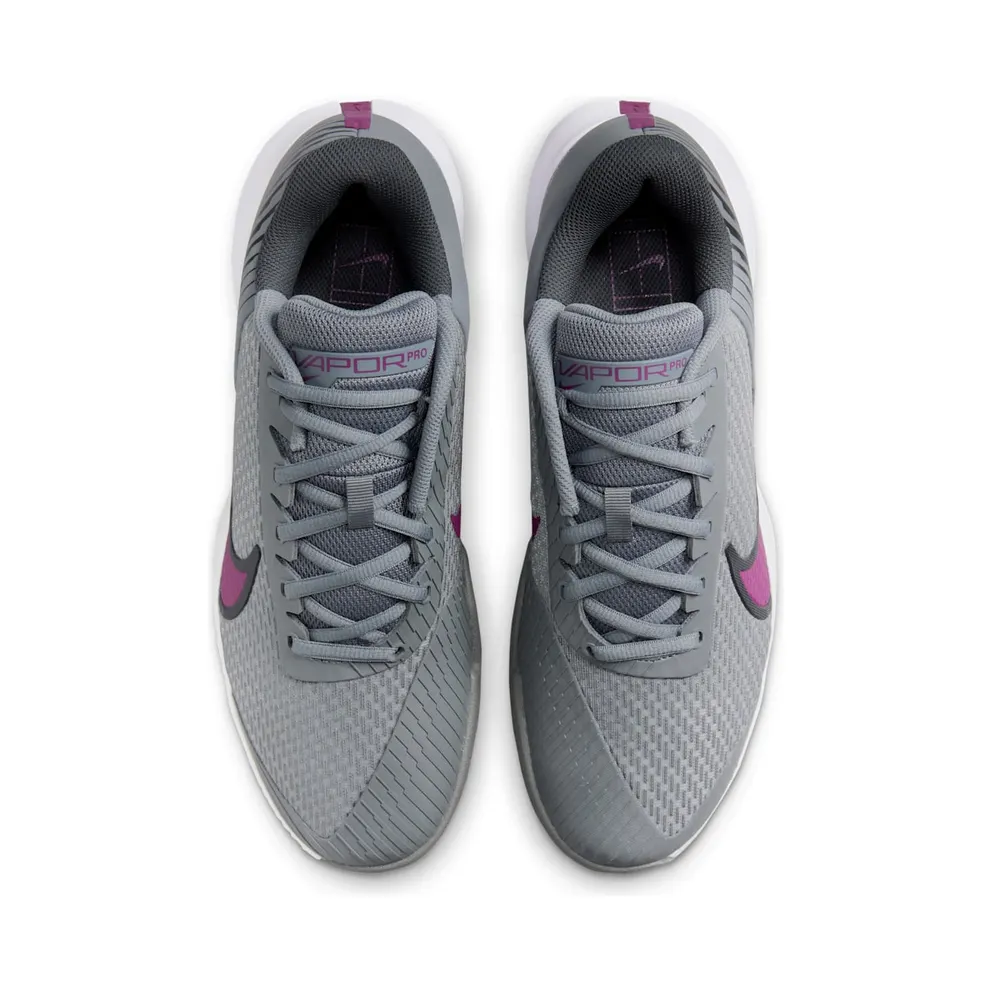 Nike Court Air Zoom Vapor Pro 2 HC Smoke Grey Dark Smoke Grey Black Sangria (DR6191-006)