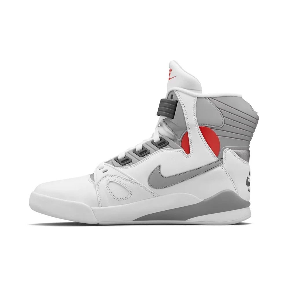 Nike Air Pressure Retro White Cement Grey (2016) White/Cement Grey-Varsity Red (831279-100)