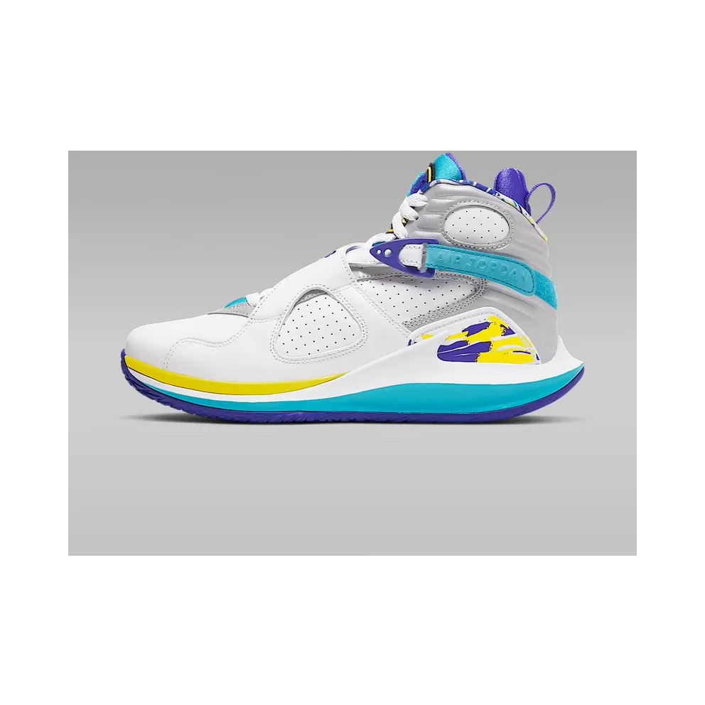 Court Air Zoom Zero x Air Jordan 8 ‘Aqua’ “White / Bright Concord / Aquatone / Varsity Red” (CQ4481-100)