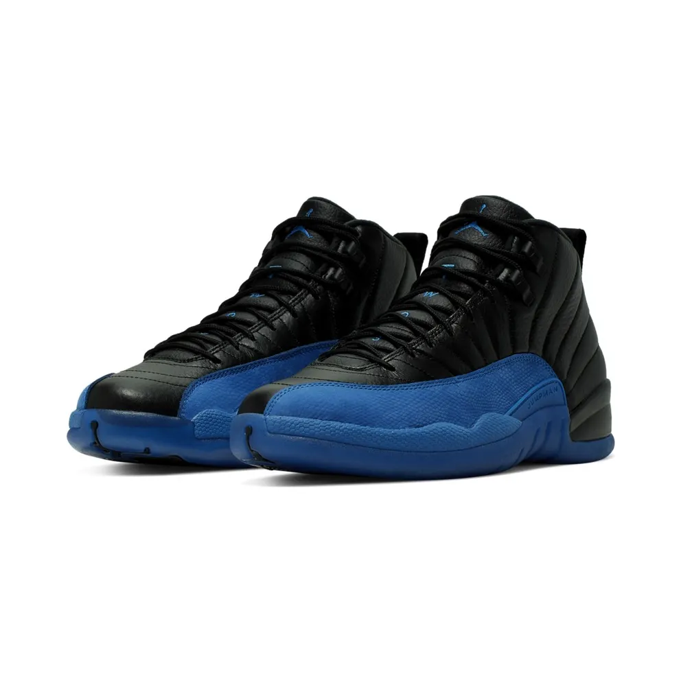 Jordan 12 Retro Black Game Royal Black/Game Royal-Black (130690-014)