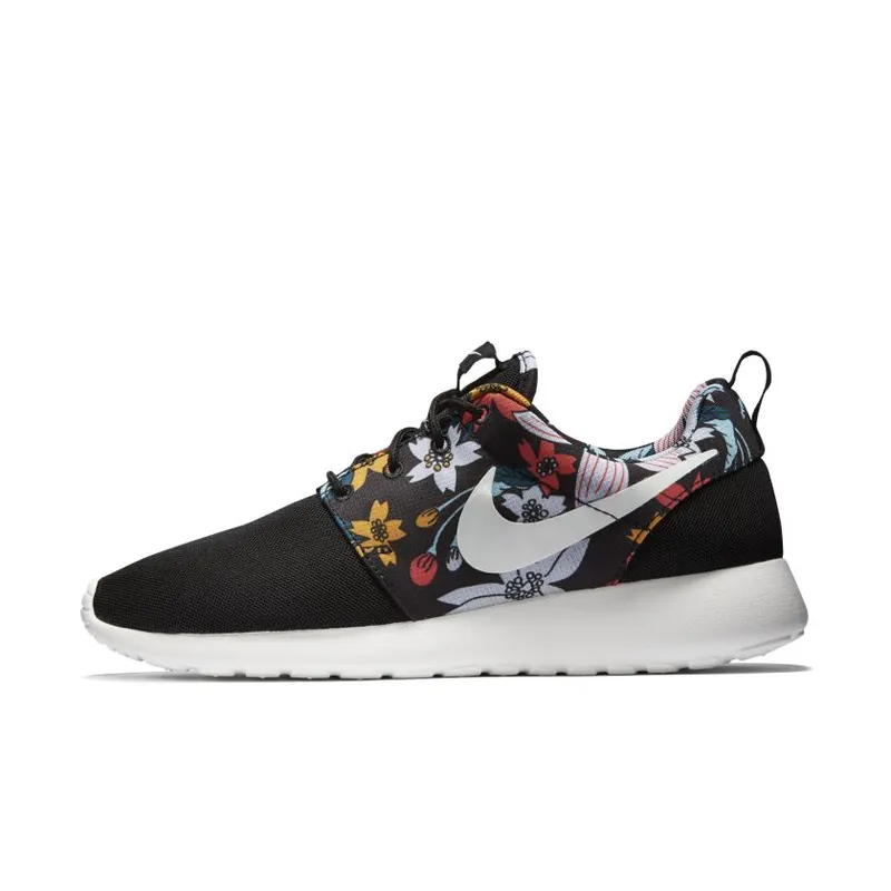 Nike Roshe Run Black Floral Aloha (GS) Black/Sail (599432-090)