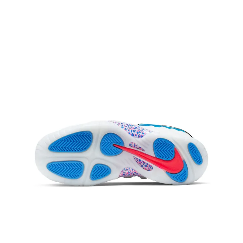Nike Air Foamposite Pro 3D(GS) White/Blue Hero-Red Orbit-Indigo Force (644792-102)