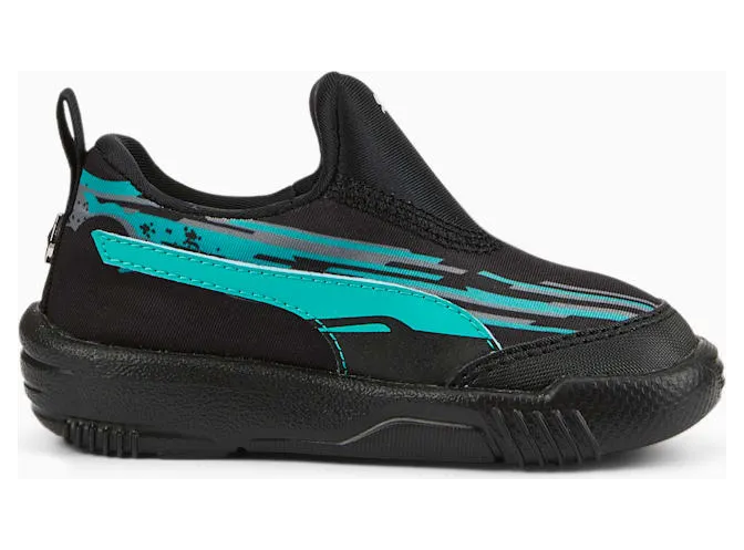 Puma Mercedes-AMG Petronas Formule 1 Bao Kart motorsportschoenen Zwart/Groen (307244-02)