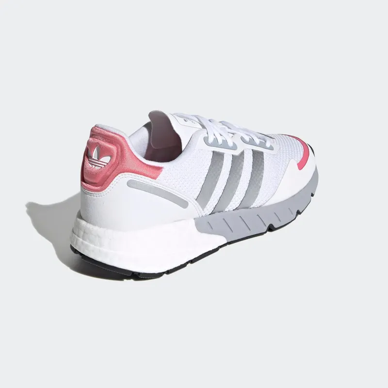 Adidas ZX 1K Boost ‘White Silver Metallic’ Cloud White/Silver Metallic/Hazy Rose (FY5654)