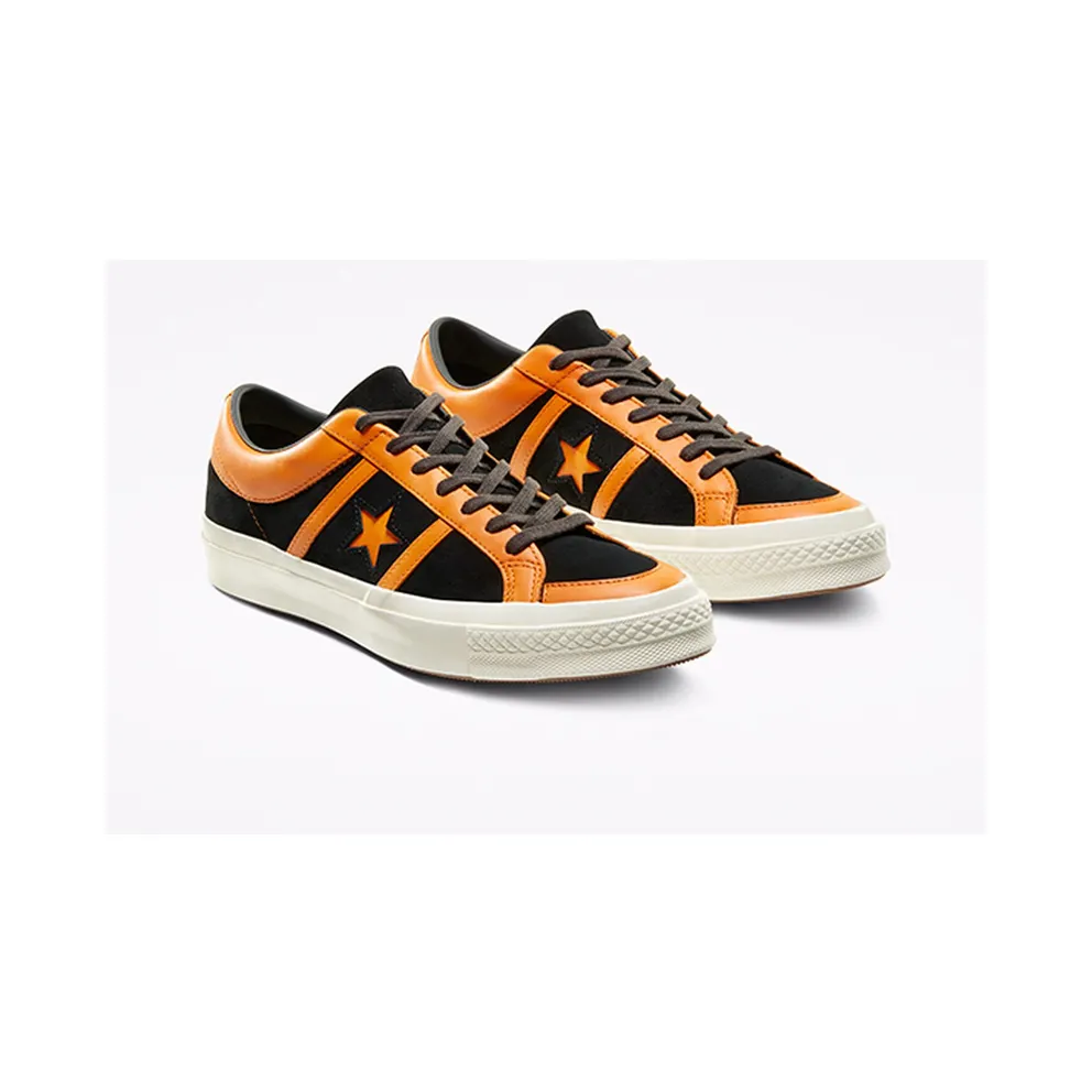 Converse One Star Academy Low Collegiate Suede Russet Orange Black/Russet Orange/Egret (167137C)