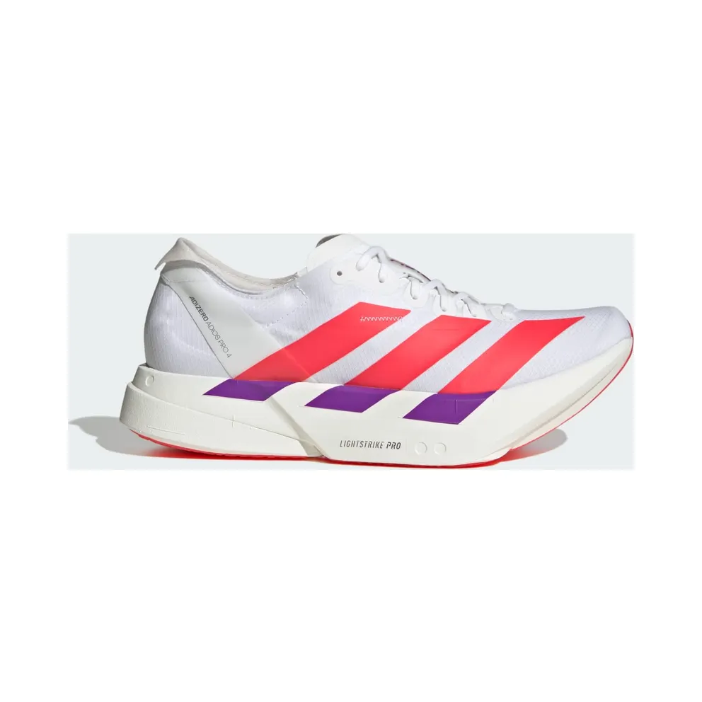 Adidas Adizero Adios Pro 4 Cloud White / Lucid Red / Shock Purple (KZ9020)