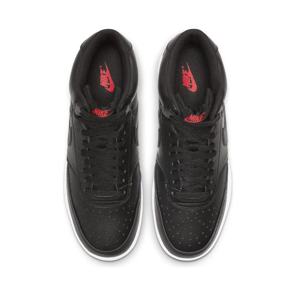 Nike Court Vision Mid Black University Red Black/University Red/Black (CD5466-005)