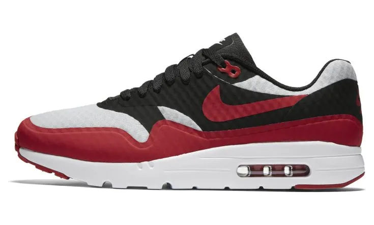 Nike Air Max 1 Ultra Pure Platinum Black Gym Red