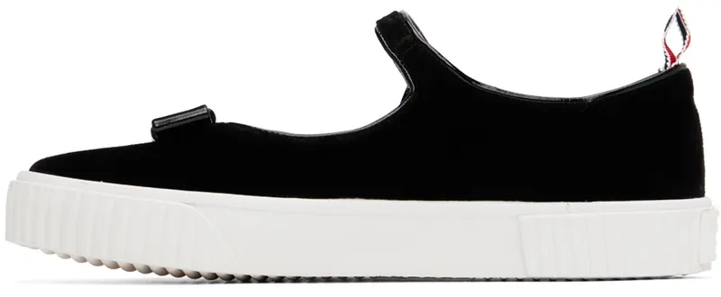 Thom Browne Black John Tennis Sneakers (FFF094A-03883)