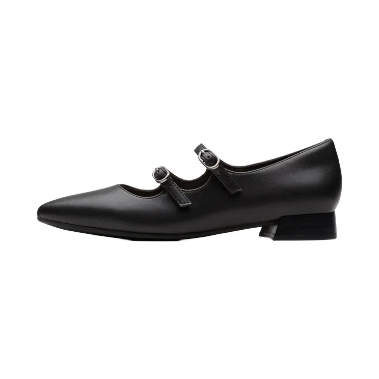 Clarks Natalyn Lane “Black Leather” (26181929)