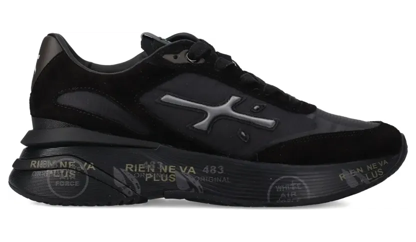 Premiata Moerund 7795 met logoprint “Black” (MOERUND7795)