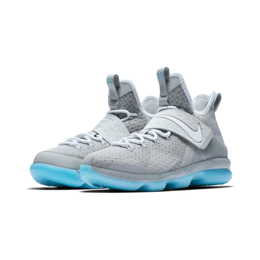 Nike LeBron 14 Mag (GS) Matte Silver/White-Glow (859468-005)