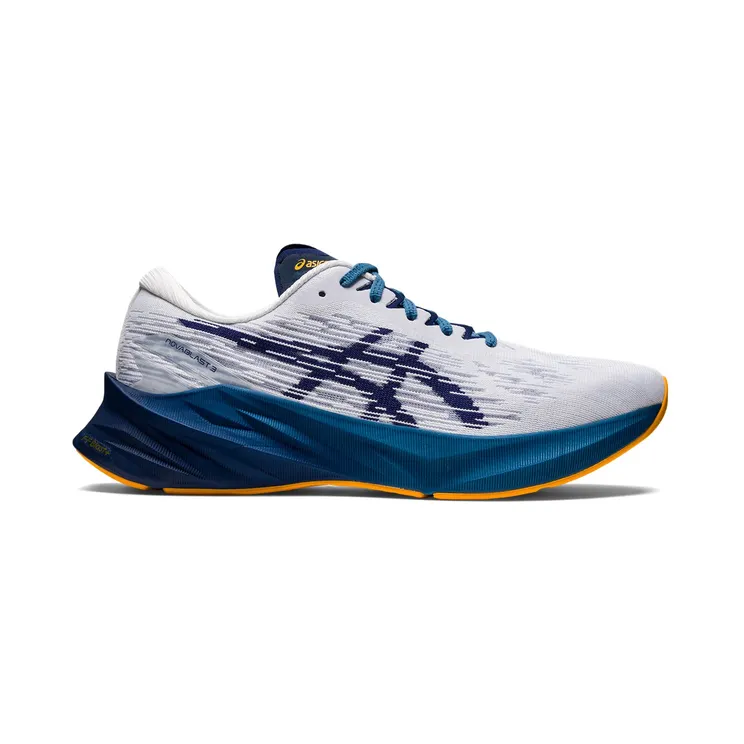ASICS Novablast 3 White Deep Ocean (1011B458-100)
