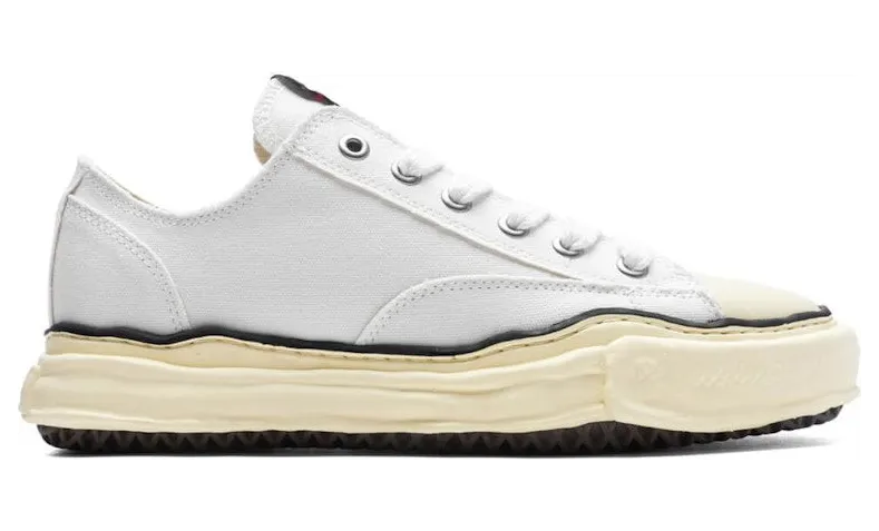 Maison Mihara Yasuhiro Peterson OG Sole Canvas Low White (A09FW733 WHT) (2)