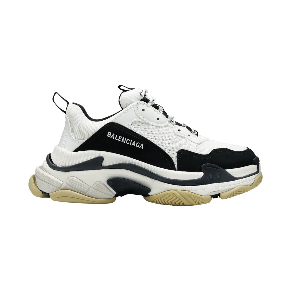 Balenciaga Triple S White Black