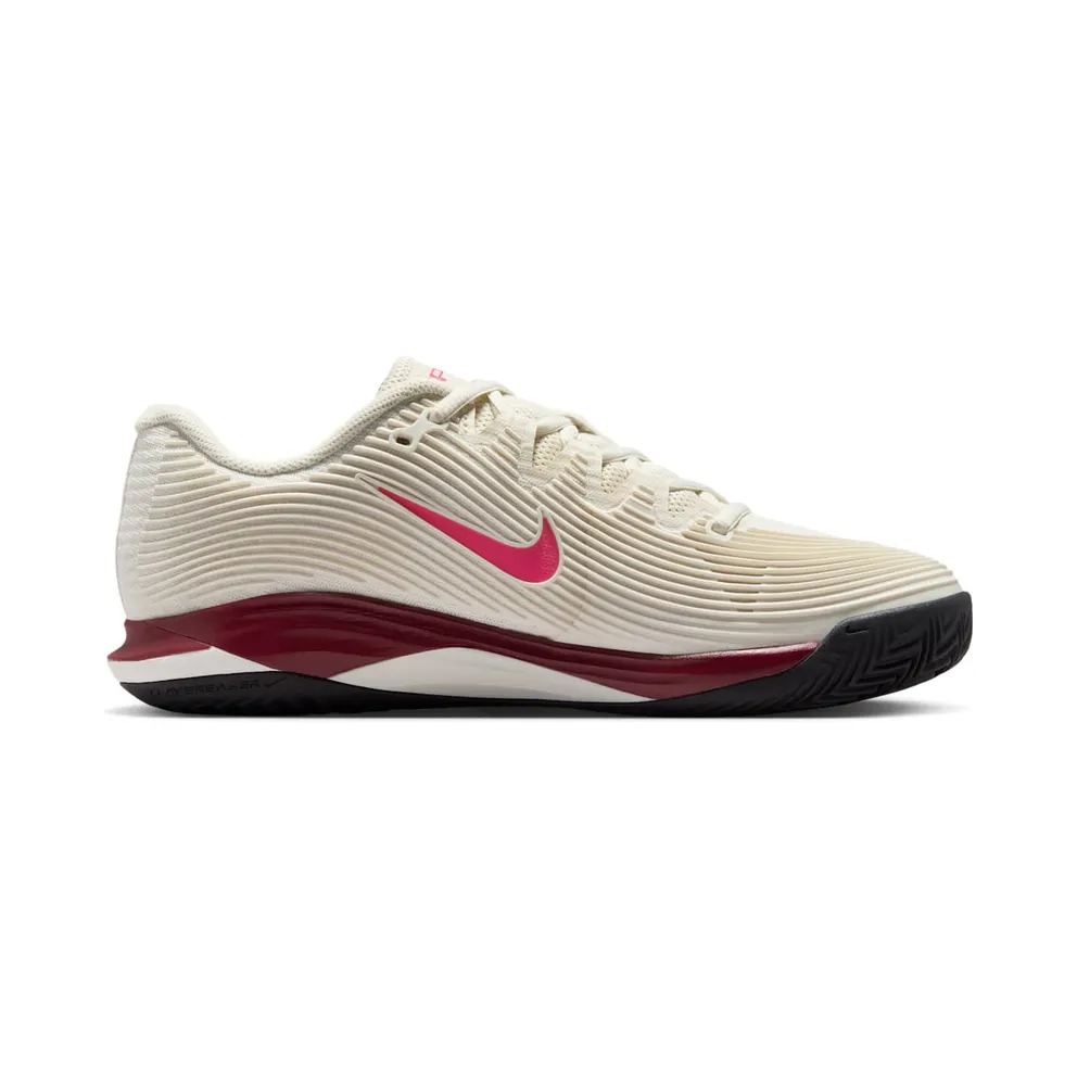 Nike Court Air Zoom Vapor 12 Clay Pale Ivory Sail Team Red Rush Pink (HQ6027-104)
