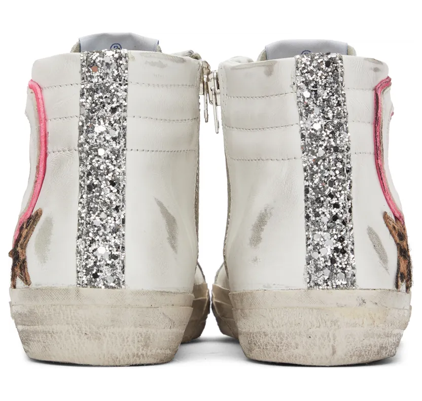 Golden Goose SSENSE Exclusive White & Gray Slide Sneakers (GWF00115.F003605.11290) (2)