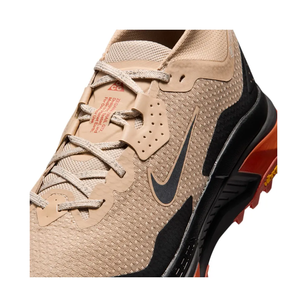 Nike ACG Zegama Trail GORE-TEX Waterproof Trail “Linen / Light Crimson / Light Orewood Brown / Black” (IO7932-200)