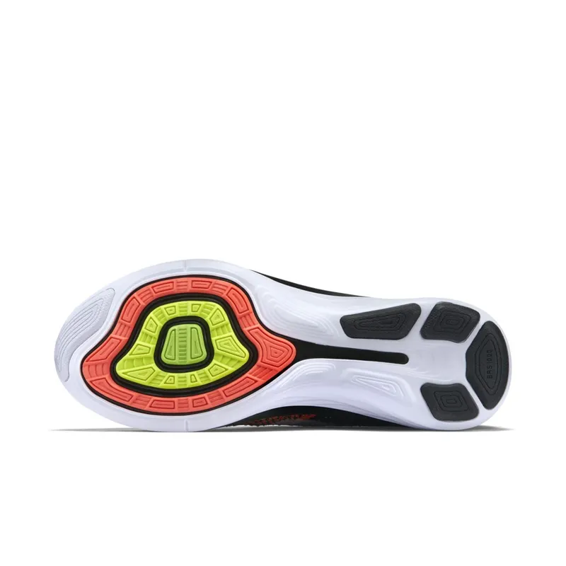 Nike Flyknit Lunar3 Orange Toe Black/White-Hot Lava-Volt (698181-007)