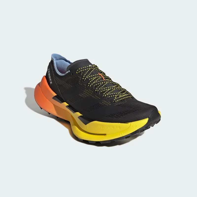 Adidas Terrex Agravic Speed Ultra 2 Trailrunningschoenen Carbon / Core Black / Glow Blue (HP7009)