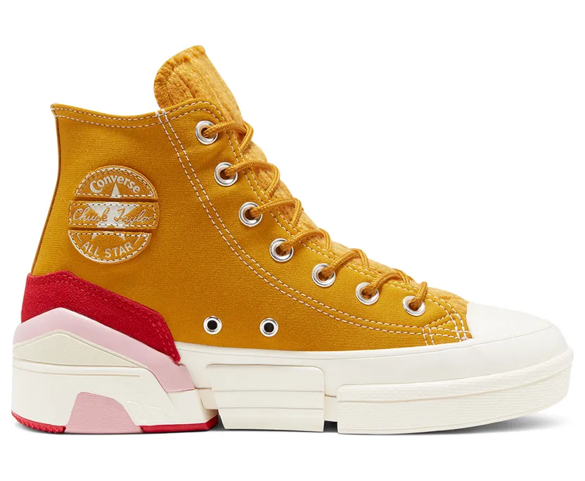 Converse CPX70 High Top voor dames Saffron Yellow/university Red (568689C)