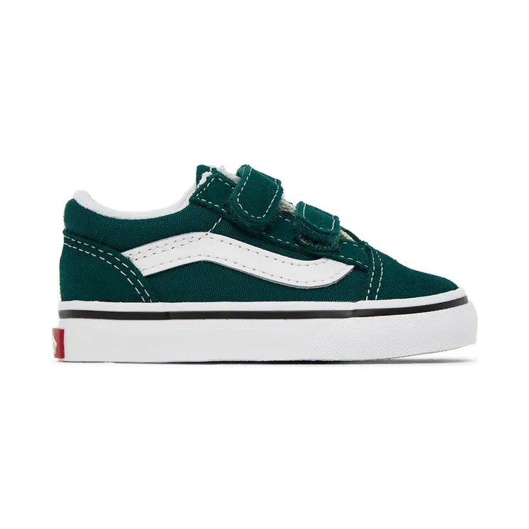 Vans Old Skool Velcro Peuterschoenen Green (VN0A4VJJ60Q)