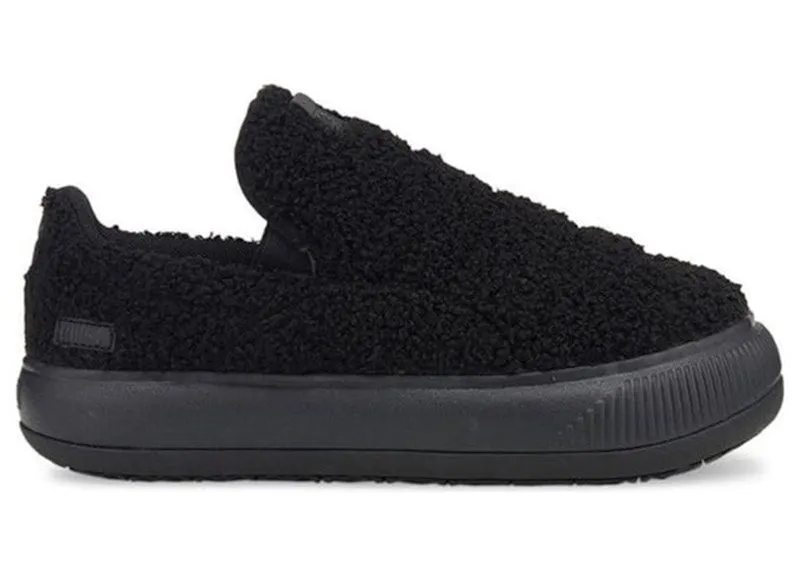 Puma Suede Mayu Slip-On Teddy Black (384887-01)